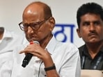 Mumbai, India. June 10, 2026 - Sharad Pawar, chief of the National Congress Party (NCP/SP), addressed party members at the YB Chavan Centre in South Mumbai during the party's 27th foundation day anniversary. The event marked the party's foundation day, and Jayawant Patil, Shashikant Shinde, Supriya Sule, Rohit Pawar and other leaders were also present. Mumbai, India. June 10, 2026. (Photo by Raju Shinde/HT Photo) (Raju Shinde)
