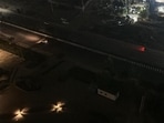 Residents cited several accidents at the spot, with the latest leaving two men travelling in a jeep grievously injured in January. (HT Photo)