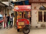 Smaller shrines dedicated to Sheetla Mata have sprung up in many other places. One stands in Delhi’s historic Chirag Dilli village, beside a government dispensary. (HT Photo)