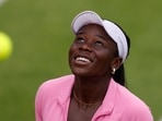 Tennis - WTA 500 - Queen's Club Championships - Queen's Club, London, Britain - June 7, 2026 Canada's Victoria Mboko during practice Action Images via Reuters/Andrew Couldridge
