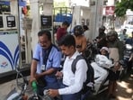 Thane, India - May -15 2026: Petrol and diesel prices have been increased across the country from midnight yesterday. Oil companies have implemented a hike of around <span class='webrupee'>₹</span>3 per litre in fuel prices. Approximate new fuel rates in Mumbai and Thane: Mumbai Petrol: <span class='webrupee'>₹</span>106.68 per litre Mumbai Diesel: <span class='webrupee'>₹</span>93.29 per litre Thane Diesel: <span class='webrupee'>₹</span>93.52 per litre The main reason behind the price hike is the rise in crude oil prices in the international market due to tensions in the Middle East. In particular, the situation around the Strait of Hormuz has affected global oil supply ,in Thane ,in Mumbai, India, on, Friday, May -15 2026. ( photo by Praful Gangurde / Hindustan Times )