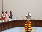 The Union Cabinet on Wednesday passed a resolution congratulating Prime Minister Narendra Modi after he became India’s continuously serving, longest-serving elected prime minister (Hindustan Times)