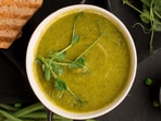 Zero Oil Palak Cucumber Soup for Weight Loss