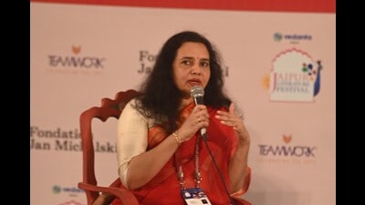 Author Vandana Vasudevan (Courtesy Jaipur Literature Festival)