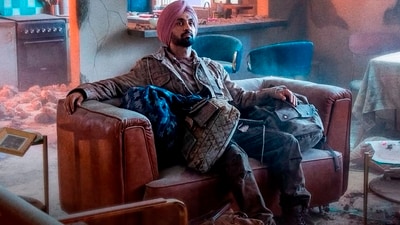 Diljit Dosanjh on the poster of the song.