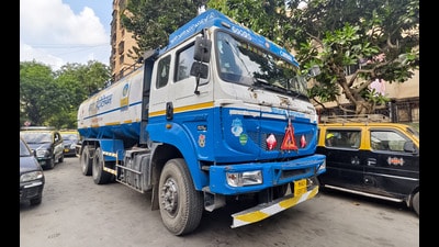 Mumbai, India. June 10, 2026 - Kavita Sharma, a resident of Antop Hill, died, and her brother was injured when a speeding oil tanker struck their scooter near Sion Circle in Mumbai. Mumbai, India. June 10, 2026. (Photo by Raju Shinde/HT Photo) (Raju Shinde)