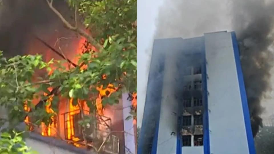 আলিপুরে দক্ষিণ ২৪ পরগনা জেলা পরিষদের অফিস ভবনে বুধবার সকালে ভয়াবহ অগ্নিকাণ্ডের ঘটনা ঘিরে ব্যাপক চাঞ্চল্য ছড়িয়েছে।
