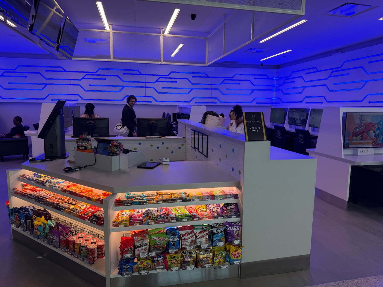 The new Gameway videogaming lounge at Chicago's Midway Airport. The new Gameway videogaming lounge at Chicago's Midway Airport.