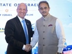 Ambassador of Israel to India, Reuven Azar and Chief Guest Kirti Vardhan Singh, Union Minister of State for External Affairs, Environment, Forest and Climate Change