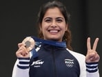 File image of Manu Bhaker who will compete in both the individual pistol events. (NRAI)