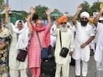 Haryana Sikh Gurdwara Management Committee president Jagdish Singh Jhinda said that Haryana pilgrims had only a nine-day timeframe to prepare, unlike the one month given by the Shiromani Gurdwara Prabandhak Committee. (HT File)