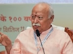 RSS chief Mohan Bhagwat addresses a gathering during the 'New Horizons' lecture series marking the organisation's centenary year, in Mumbai on Saturday, Feb 7, 2026. RSS chief Mohan Bhagwat addresses a gathering during the 'New Horizons' lecture series marking the organisation's centenary year, in Mumbai on Saturday, Feb 7, 2026.