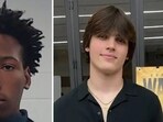 Karmelo Anthony (L) was sentenced to 35 years in prison for the 2025 murder of Austin Metcalf (R)