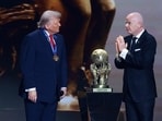 President Trump was awarded the FIFA Peace Prize by FIFA president Gianni Infantino.