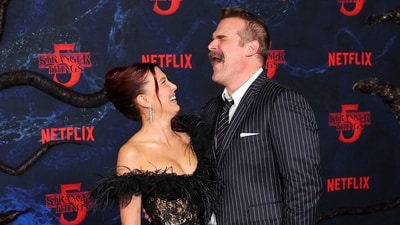 Last year in November, Millie Bobby Brown and David Harbour attended the premiere for the final season of Stranger Things. REUTERS/Daniel Cole (REUTERS)