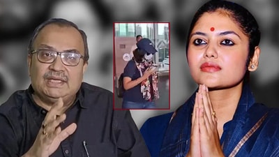 ‘গোপন গোপন ভাব, করোনার ছবি?’ বিমানবন্দরে মুখ ঢেকে পালালেন সায়নী, কটাক্ষ কুণালের!