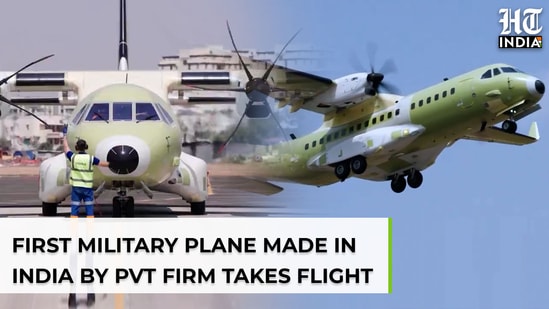 First-ever military plane made in India by private firm takes flight