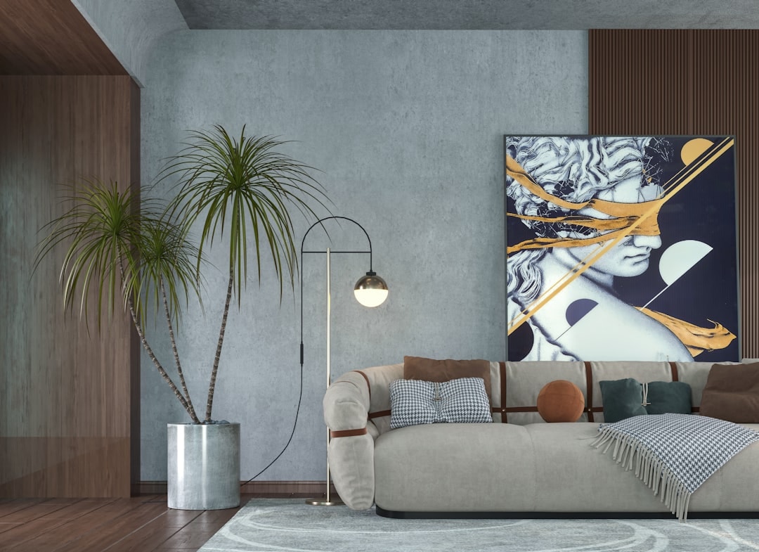 A soffit panel with minimalist shapes and a pale finish often makes a home feel more open and brighter. (Unsplash)
