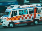 While being taken to the hospital in an ambulance, traffic came to a standstill after a tree fell across the road in the ghat section at Attappady.