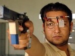 Rana is seen during the 4th Sajjan Singh Sethi Masters Shooting Championship in 2006. (PTI photo | File) Rana is seen during the 4th Sajjan Singh Sethi Masters Shooting Championship in 2006. (PTI photo | File)