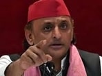 Samajwadi Party chief Akhilesh Yadav. (HT file)