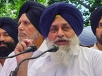 Sukhbir rejected the allegations and accused the Aam Aadmi Party (AAP) government of attempting to falsely implicate him through political vendetta. (HT File)
