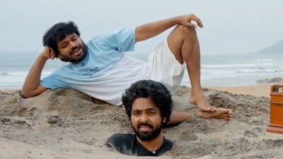 Anil Ravipudi: అనిల్ రావిపూడా మజాకా.. ప్రమోషన్లు మరో రేంజ్.. జీవీ, అనంత్ శ్రీరామ్‌లను ఇసుకలో పాతిపెట్టి టార్చర్