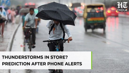Monsoon: Thunderstorms in store for Delhi? Watch IMD prediction