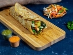 High Protein Paneer And Sprouts Wrap