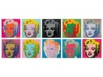 The 1967 Marilyn Monroe screenprint by Andy Warhol. (Christie’s)