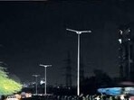 The smart lighting system will enable real-time monitoring through a Centralised Command Centre, allowing immediate detection of faulty lights and dark stretches, an official said. (HT Archive)