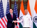 File photo of US secretary of state Marco Rubio with India's external affairs minister S Jaishankar.