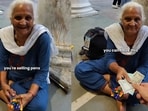 A US traveller bought pens from an elderly woman in Delhi’s CP and gave her all the cash he had left.