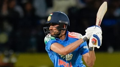 Shubman Gill remained unbeaten, slamming an 84* runs off 66 balls. (PTI) Shubman Gill remained unbeaten, slamming an 84* runs off 66 balls. (PTI)