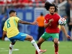 At 16 years and three days, Bouaddi was deemed good enough by Lille to make his debut in the Conference League. (Reuters)