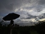 "Gusty winds ( 40-60 Km/h ) are very likely to prevail over the entire Delhi and NCR during the next 2 hours,” the regional met center said.