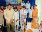 MoS Nityanand Rai at an event in Ranchi on Sunday (HT PHOTO)
