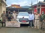 Suspicion arose as the vehicle was travelling without any escorts. (HT Sourced Photo)