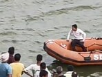Tigra police launched a search operation through the night using boats and high-power lights. (PTI/Representative Photo) Tigra police launched a search operation through the night using boats and high-power lights. (PTI/Representative Photo)