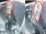 A 2-minute CCTV footage shows the woman entering before the blast and leaving as soon as an explosion occurs in the building.
