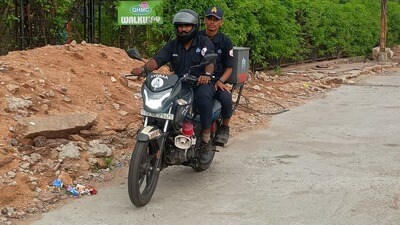 హైడ్రా సహాయక చర్యల్లో బైక్ టీమ్లు హైడ్రా సహాయక చర్యల్లో బైక్ టీమ్లు