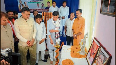 MoS Nityanand Rai at an event in Ranchi on Sunday (HT PHOTO) MoS Nityanand Rai at an event in Ranchi on Sunday (HT PHOTO)