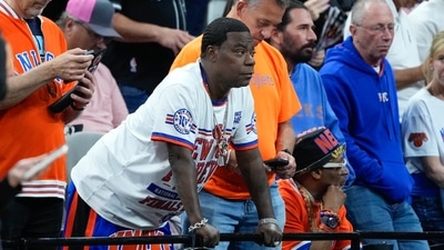Actor Tracy Morgan watches Game 5 of the NBA Finals between the Knicks and the Spurs.(AP Photo/Ross D. Franklin) (AP Photo/Ross D. Franklin) Actor Tracy Morgan watches Game 5 of the NBA Finals between the Knicks and the Spurs.(AP Photo/Ross D. Franklin) (AP Photo/Ross D. Franklin)