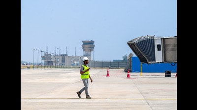 Notably, the NIAL announced last week that the first cargo flight from the airport will take off on June 17. (HT Archive) Notably, the NIAL announced last week that the first cargo flight from the airport will take off on June 17. (HT Archive)