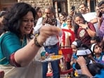 Schools greet students with flowers & traditions on day 1 of new academic year