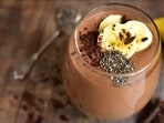 High Protein Chocolate Banana Pudding