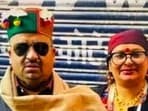 Deceased Janki Das and his wife Ina Machhrate (HT File)