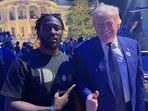 Donald Trump appeared to recognize Terence Crawford clearly at UFC Freedom 250.