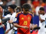 Spain vs Cape Verde FIFA World Cup 2026 Highlights: Spain's Lamine Yamal looks dejected after the match.