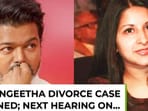 Tamil Nadu CM Joseph Vijay & Sangeetha’s divorce case adjourned Tamil Nadu CM Joseph Vijay & Sangeetha’s divorce case adjourned